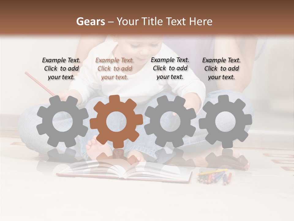 Room Happy Little PowerPoint Template