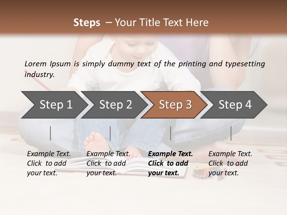 Room Happy Little PowerPoint Template