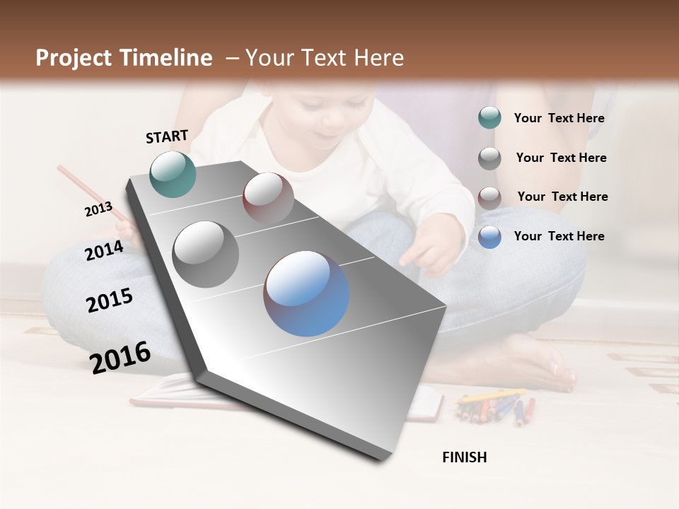 Room Happy Little PowerPoint Template