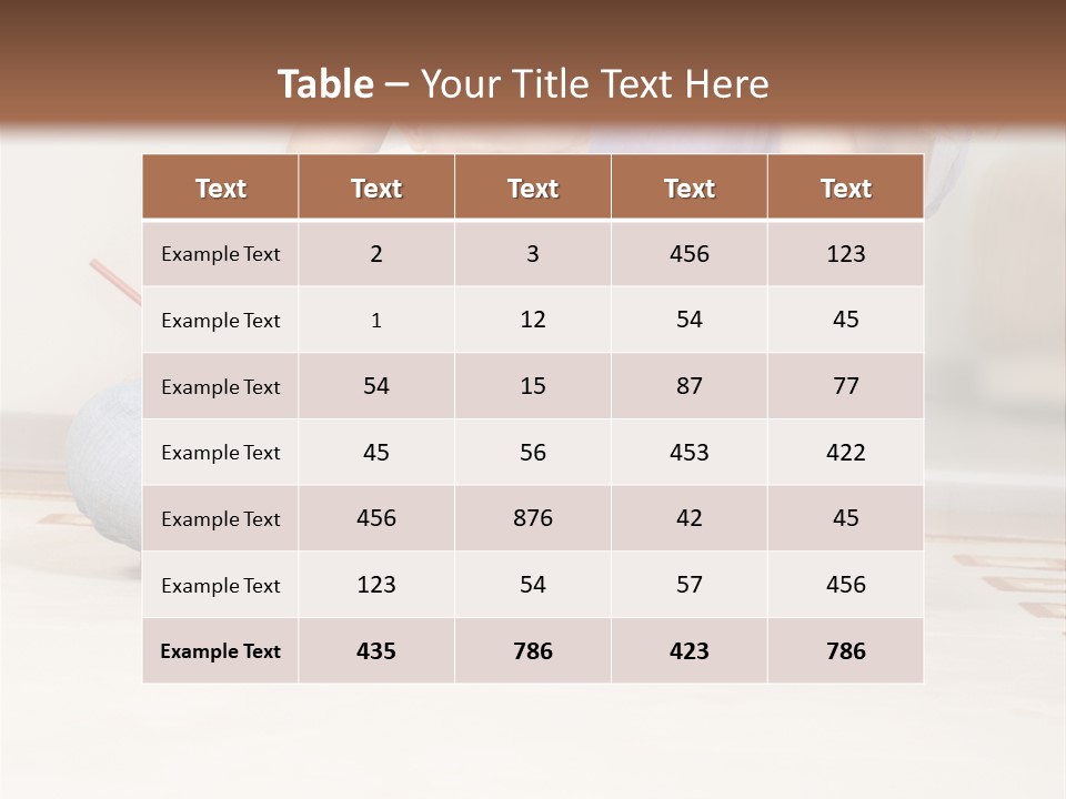 Room Happy Little PowerPoint Template