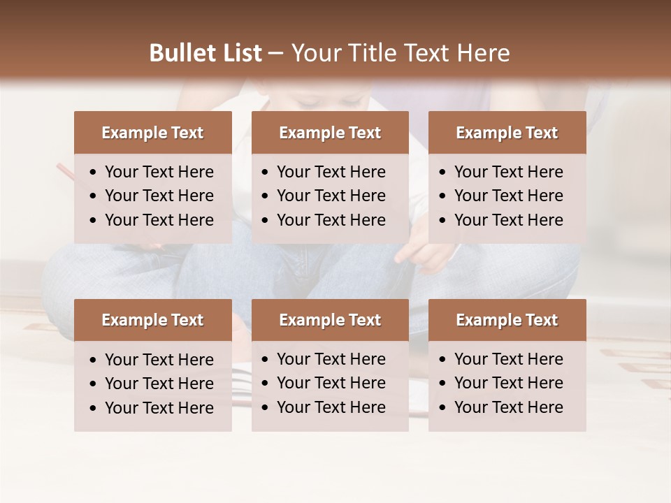 Room Happy Little PowerPoint Template