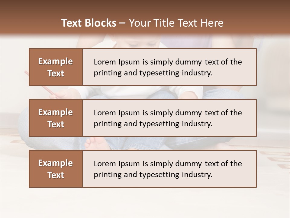 Room Happy Little PowerPoint Template