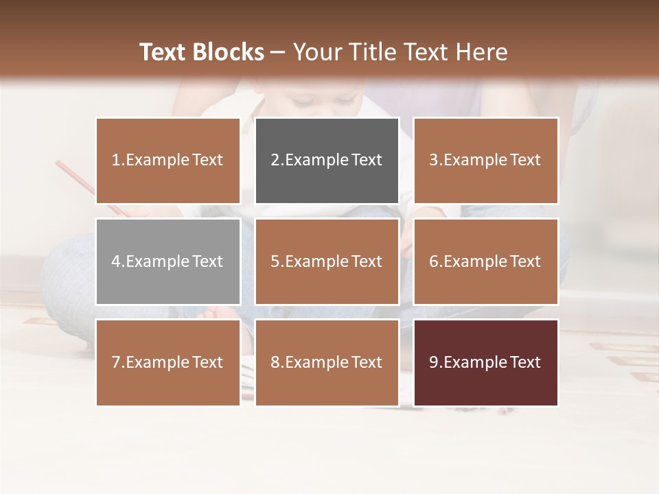 Room Happy Little PowerPoint Template