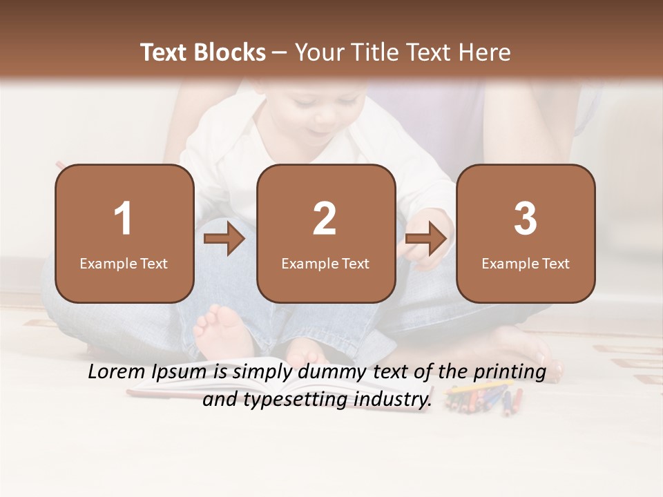 Room Happy Little PowerPoint Template