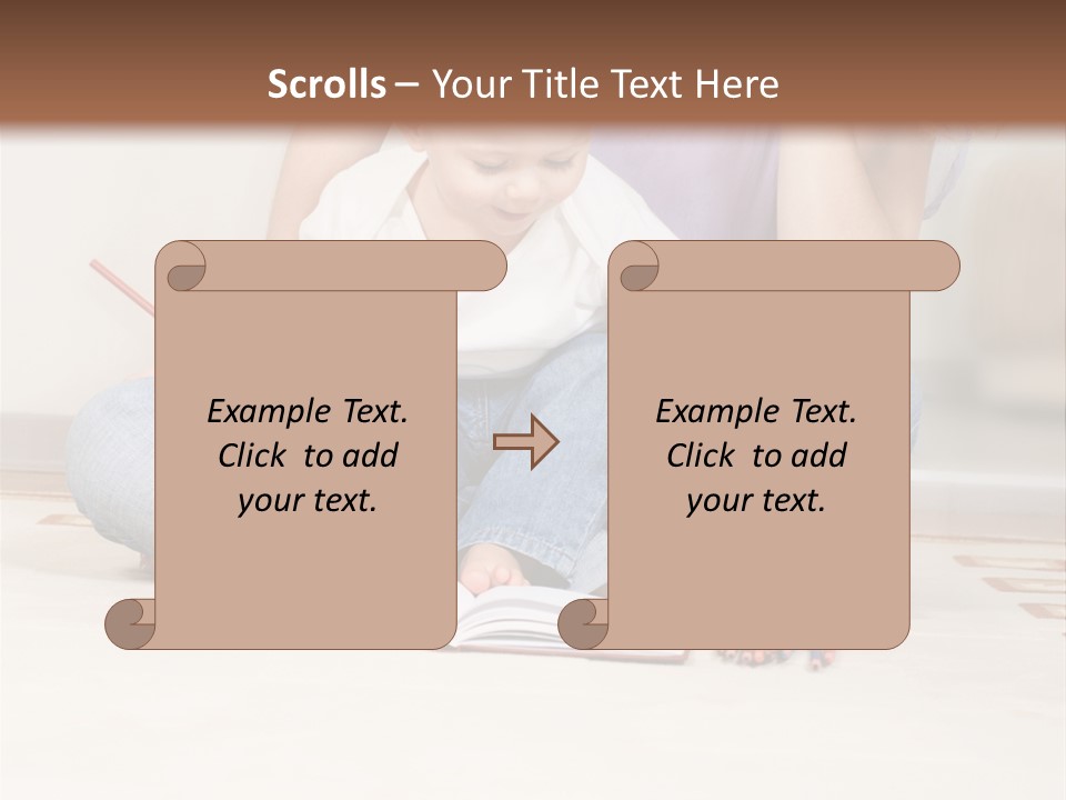 Room Happy Little PowerPoint Template