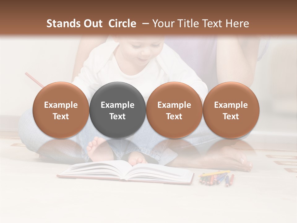 Room Happy Little PowerPoint Template