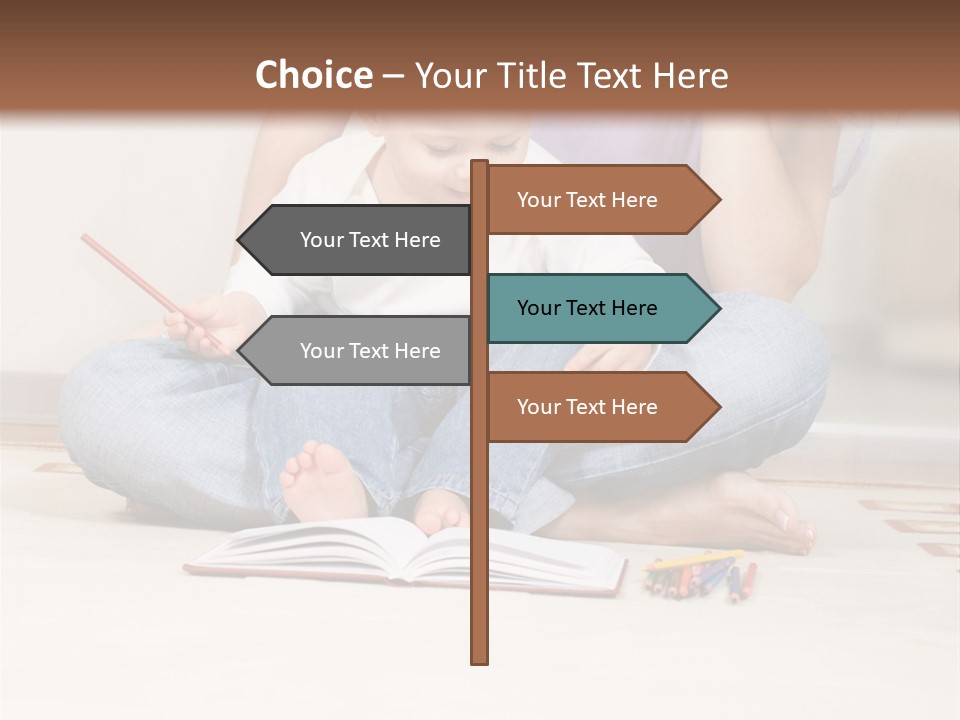 Room Happy Little PowerPoint Template