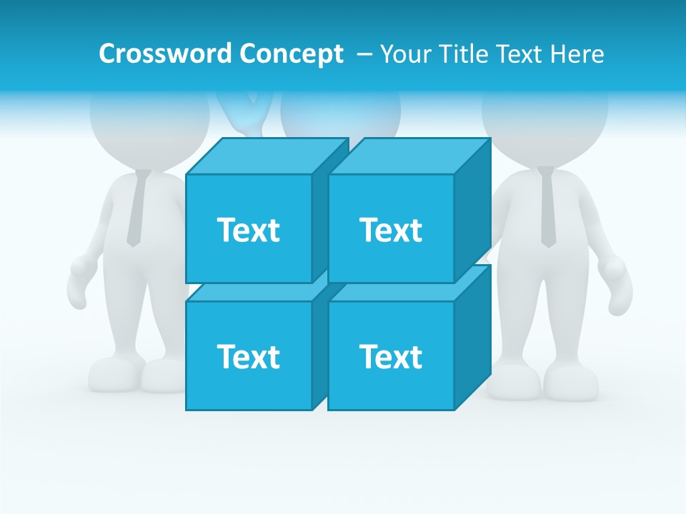 Businessman Chatting Person PowerPoint Template