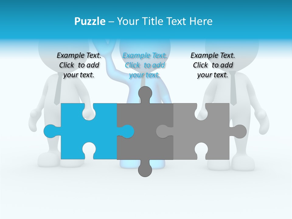 Businessman Chatting Person PowerPoint Template