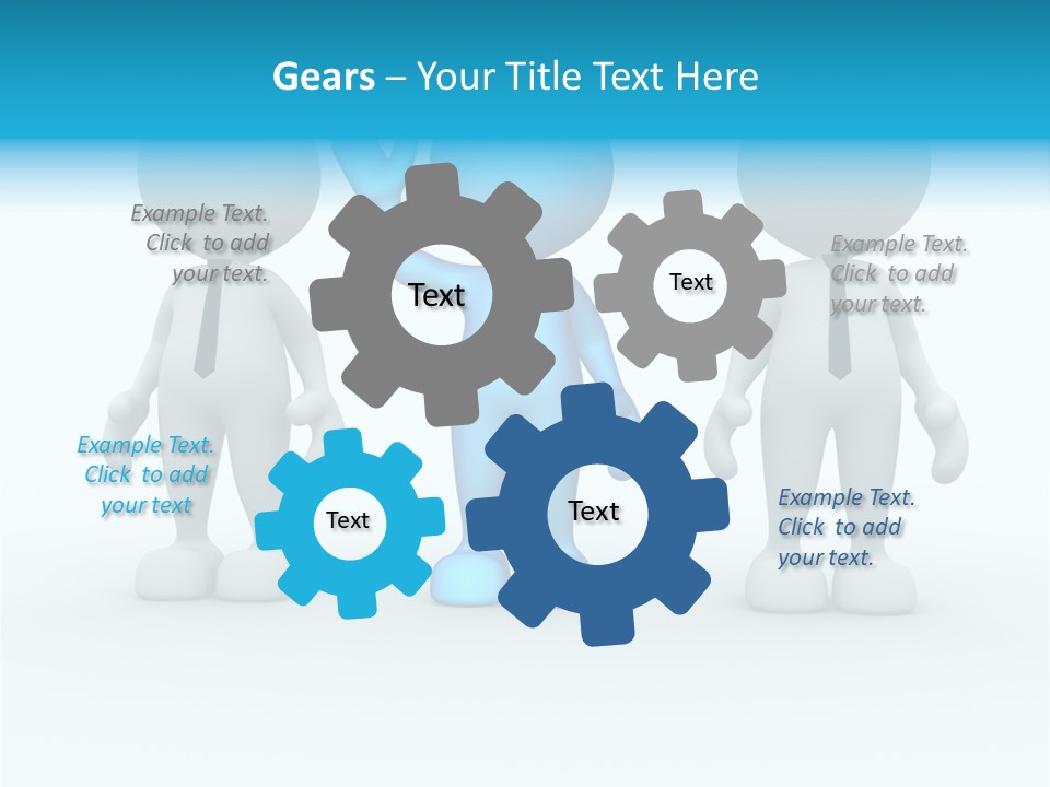 Businessman Chatting Person PowerPoint Template