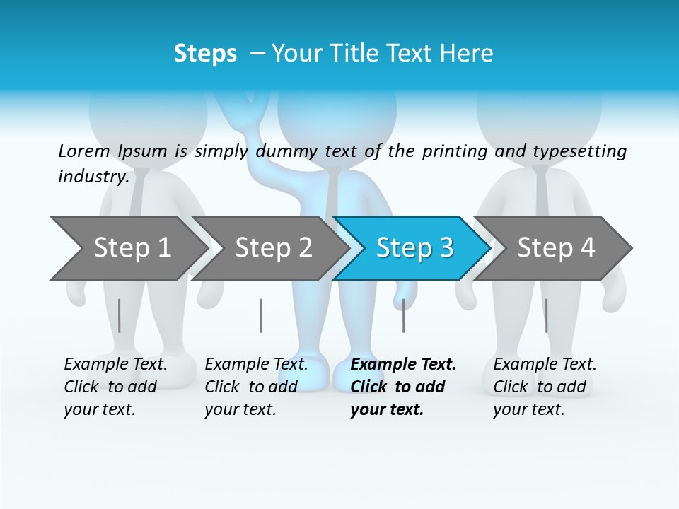 Businessman Chatting Person PowerPoint Template