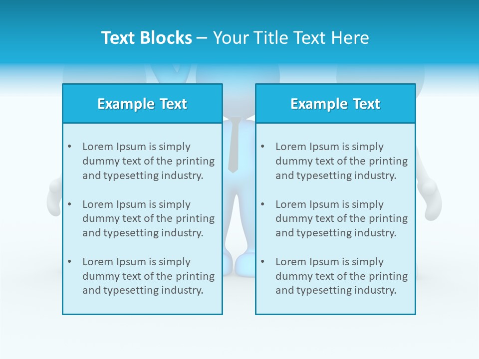 Businessman Chatting Person PowerPoint Template