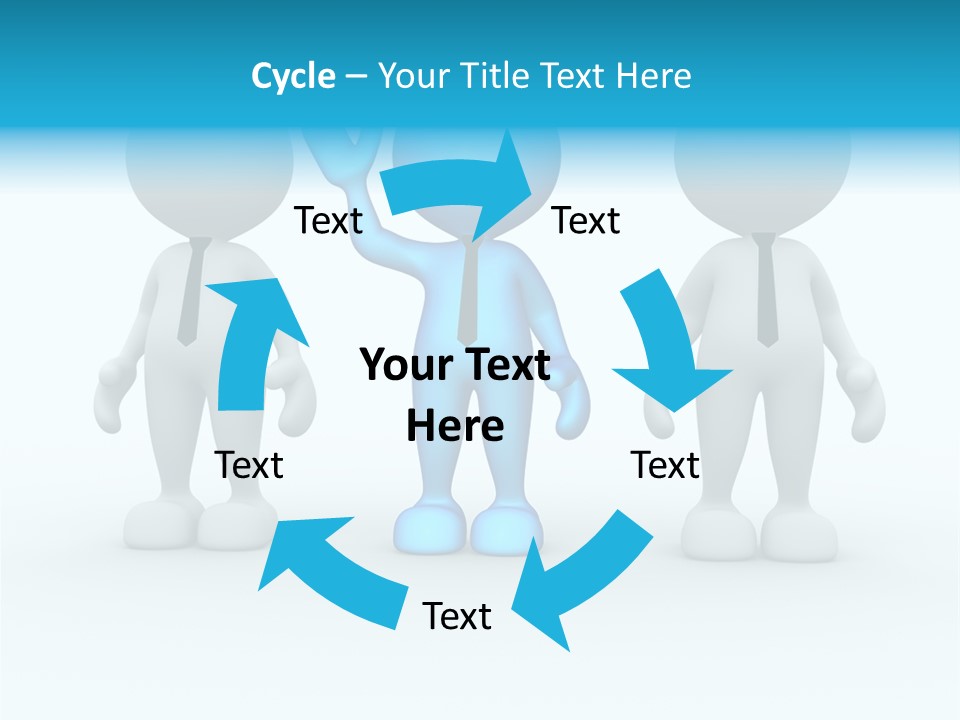 Businessman Chatting Person PowerPoint Template