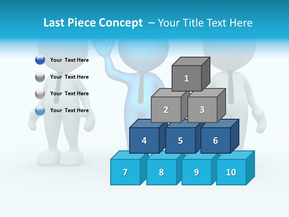 Businessman Chatting Person PowerPoint Template