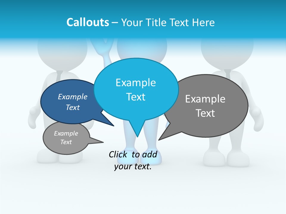 Businessman Chatting Person PowerPoint Template