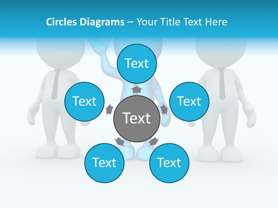 Businessman Chatting Person PowerPoint Template