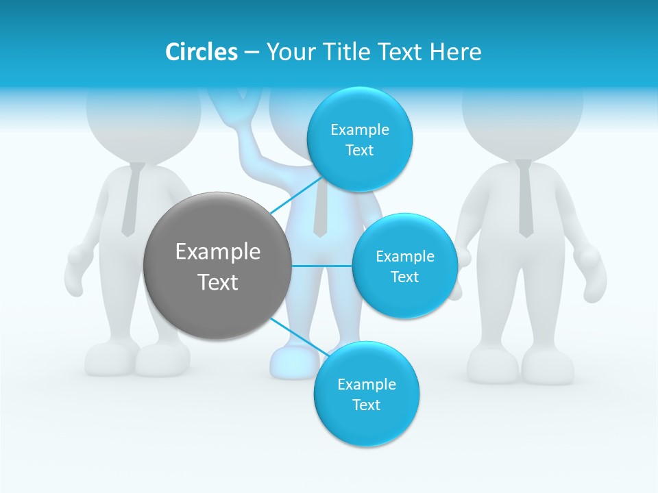 Businessman Chatting Person PowerPoint Template