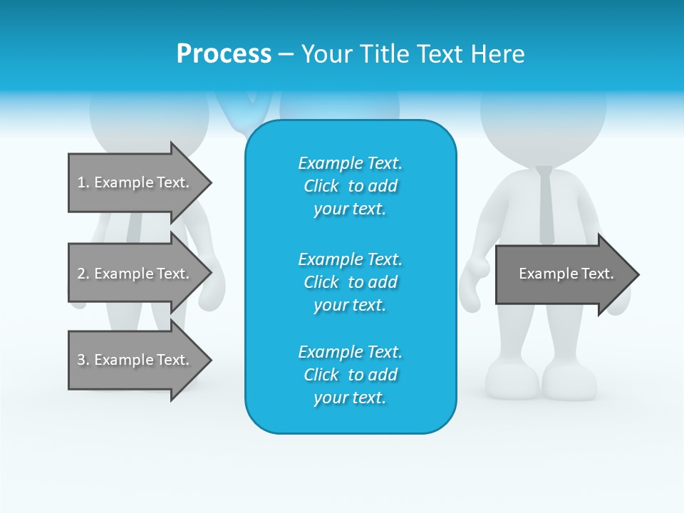 Businessman Chatting Person PowerPoint Template