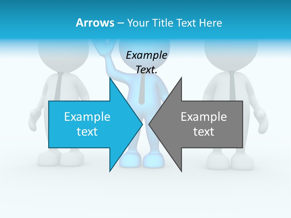 Businessman Chatting Person PowerPoint Template