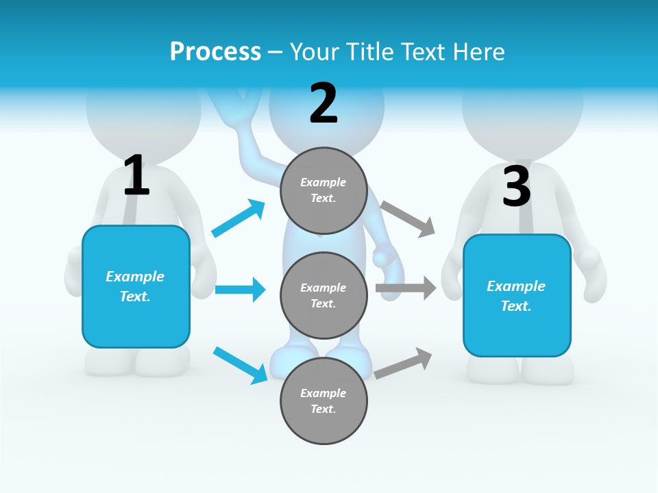 Businessman Chatting Person PowerPoint Template