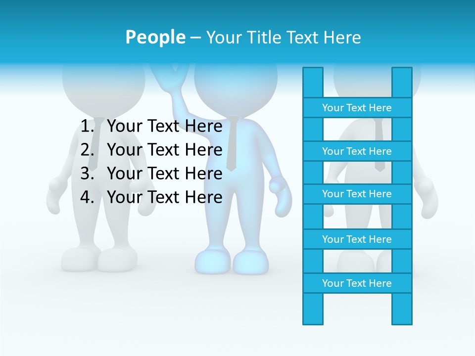 Businessman Chatting Person PowerPoint Template