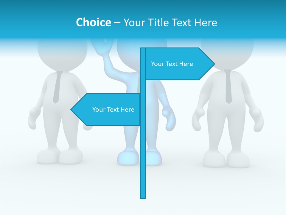 Businessman Chatting Person PowerPoint Template