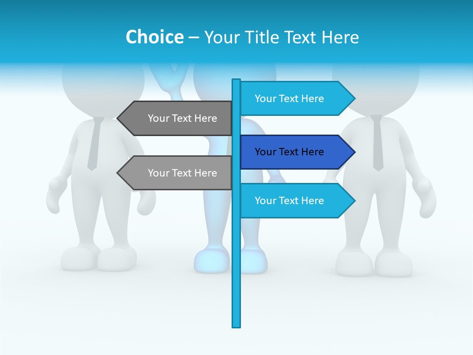 Businessman Chatting Person PowerPoint Template
