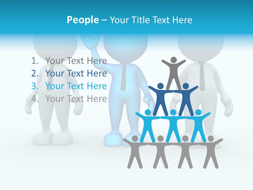 Businessman Chatting Person PowerPoint Template