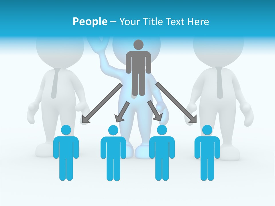 Businessman Chatting Person PowerPoint Template