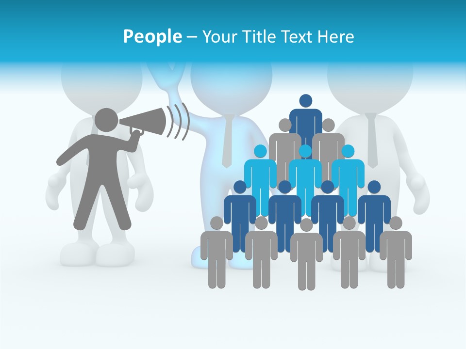 Businessman Chatting Person PowerPoint Template