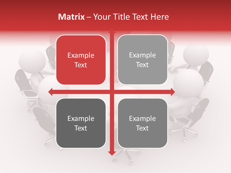 Chairs Puppets Person PowerPoint Template