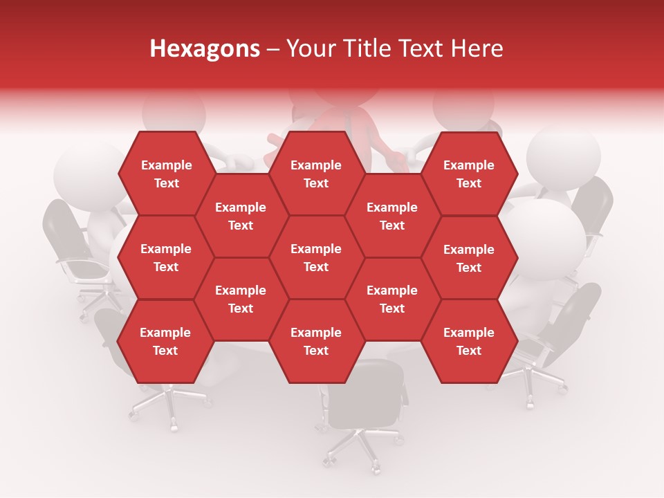 Chairs Puppets Person PowerPoint Template