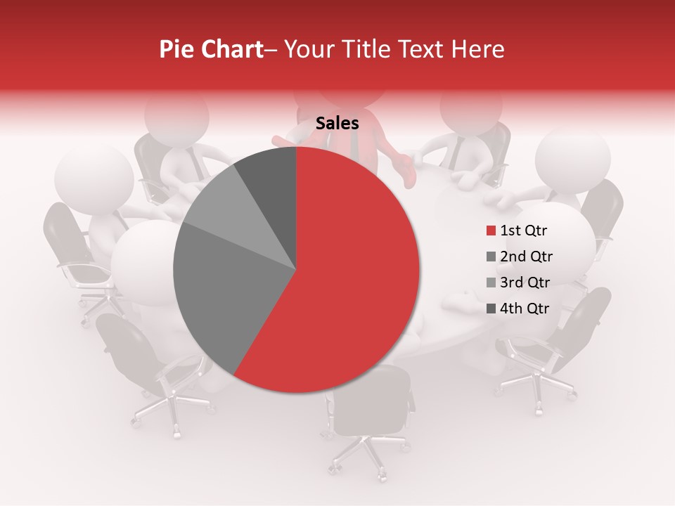 Chairs Puppets Person PowerPoint Template