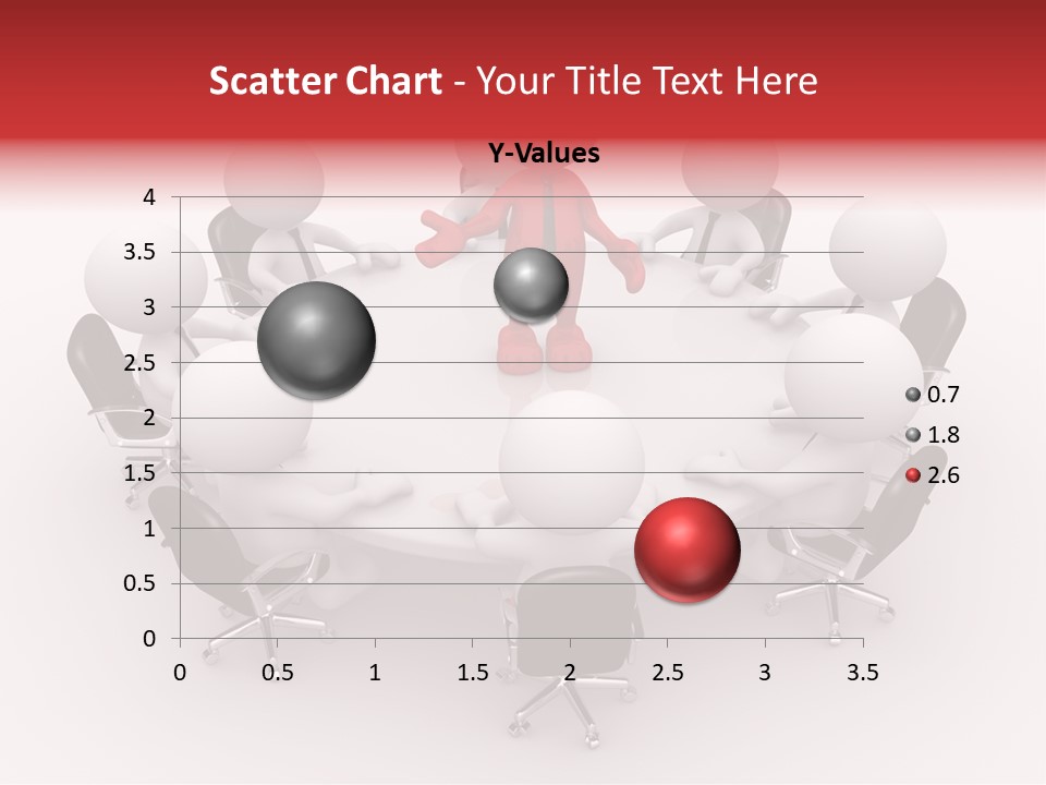 Chairs Puppets Person PowerPoint Template