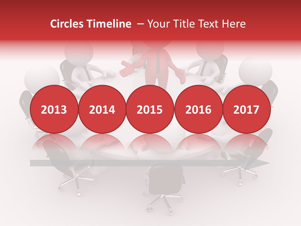 Chairs Puppets Person PowerPoint Template