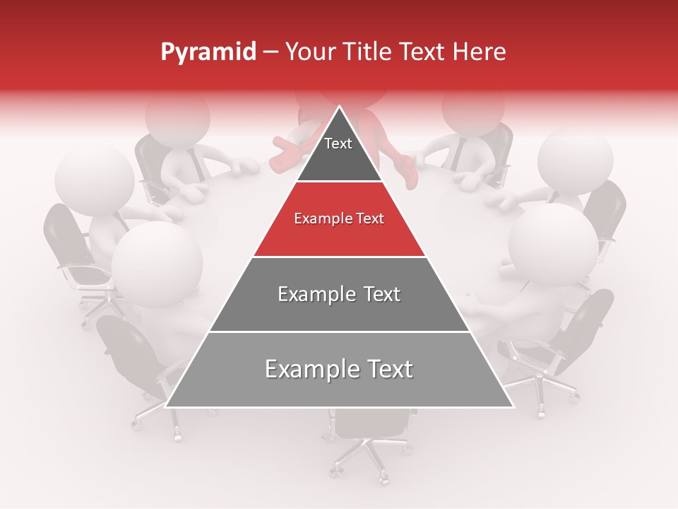 Chairs Puppets Person PowerPoint Template