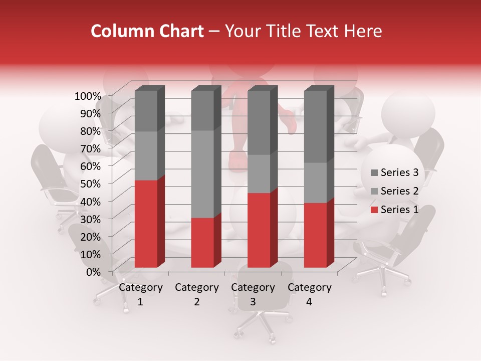Chairs Puppets Person PowerPoint Template