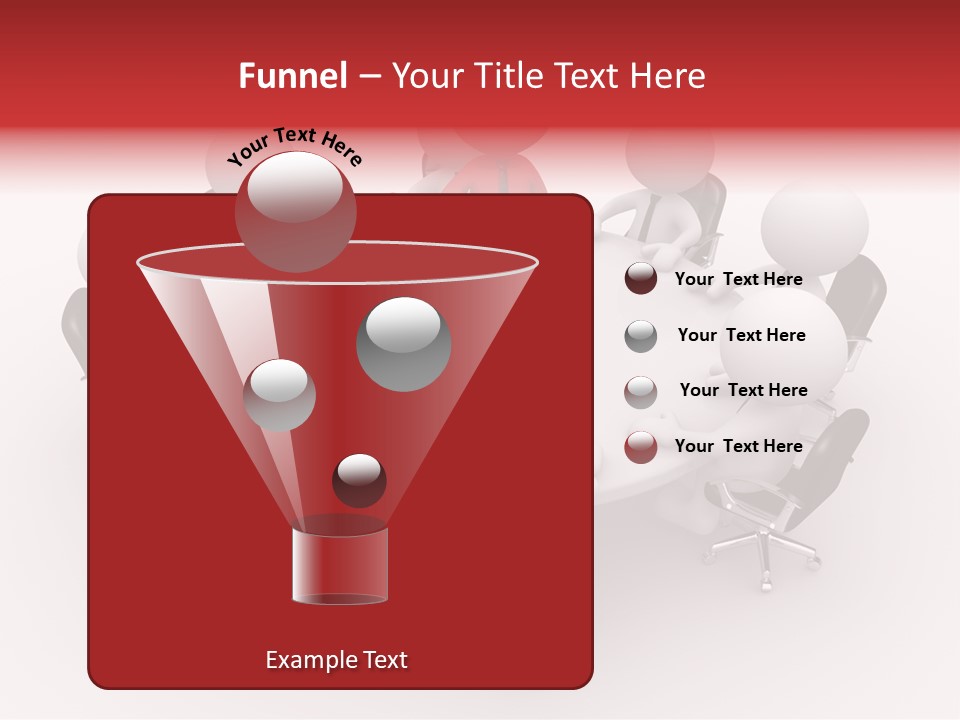 Chairs Puppets Person PowerPoint Template