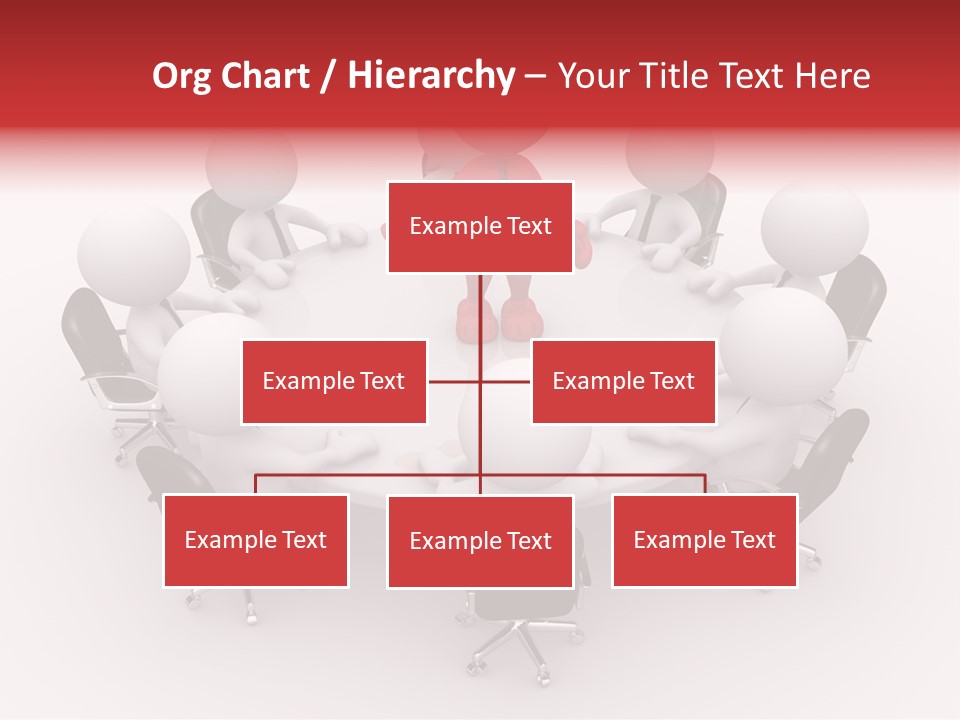 Chairs Puppets Person PowerPoint Template