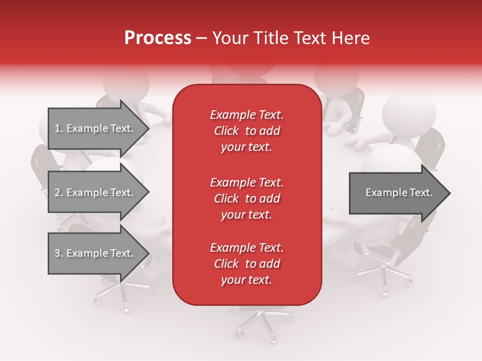Chairs Puppets Person PowerPoint Template