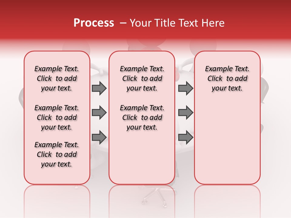 Chairs Puppets Person PowerPoint Template