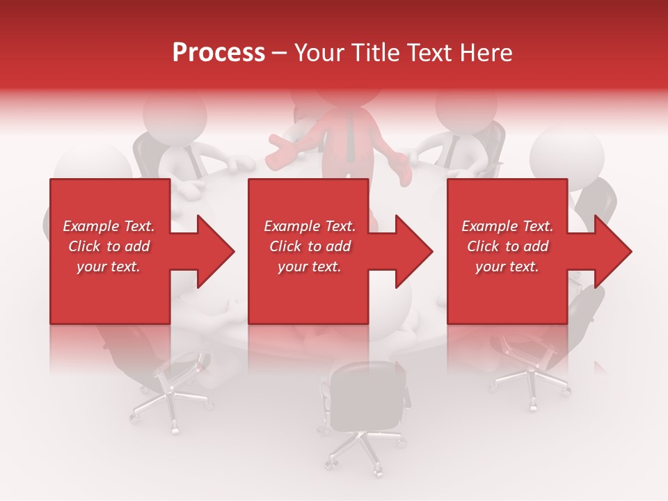 Chairs Puppets Person PowerPoint Template