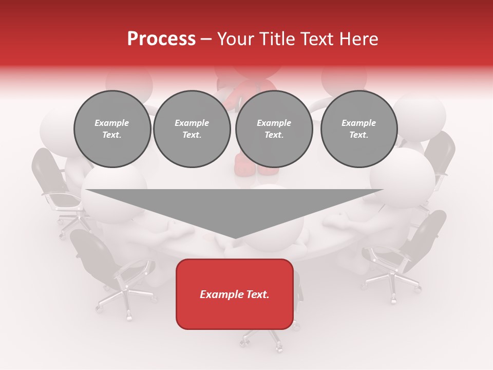 Chairs Puppets Person PowerPoint Template