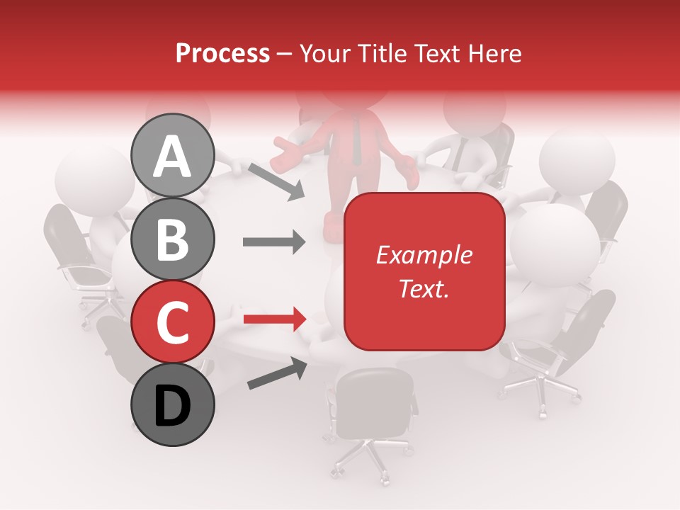 Chairs Puppets Person PowerPoint Template