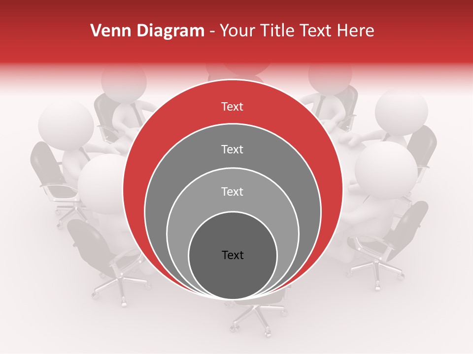Chairs Puppets Person PowerPoint Template