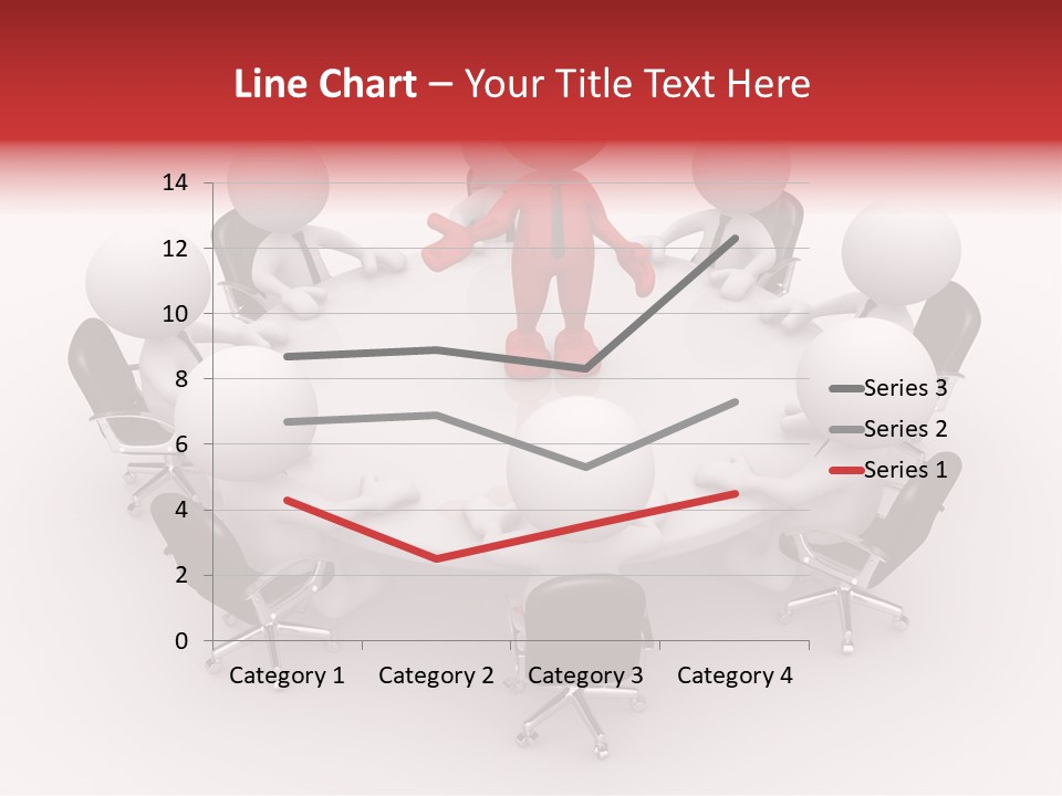 Chairs Puppets Person PowerPoint Template