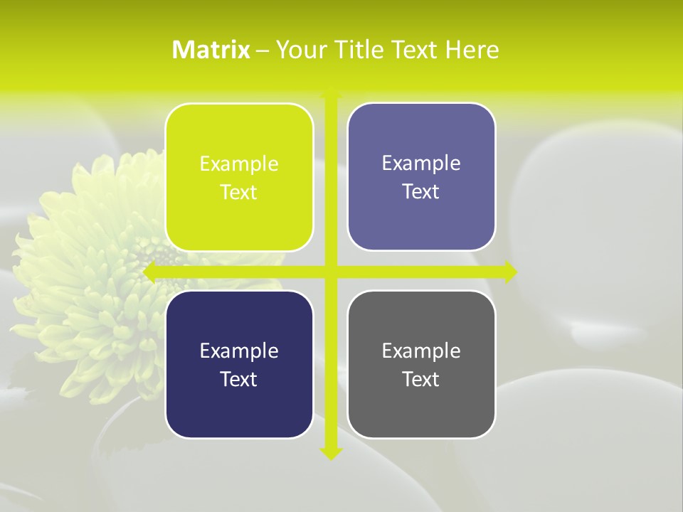 Tranquil Contrast Abstract PowerPoint Template