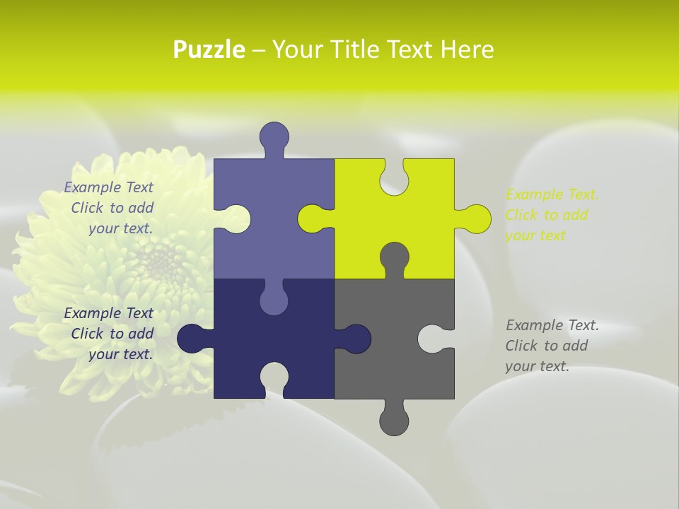 Tranquil Contrast Abstract PowerPoint Template
