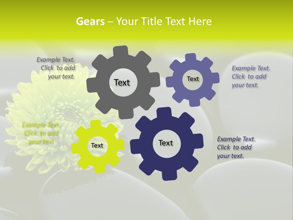 Tranquil Contrast Abstract PowerPoint Template