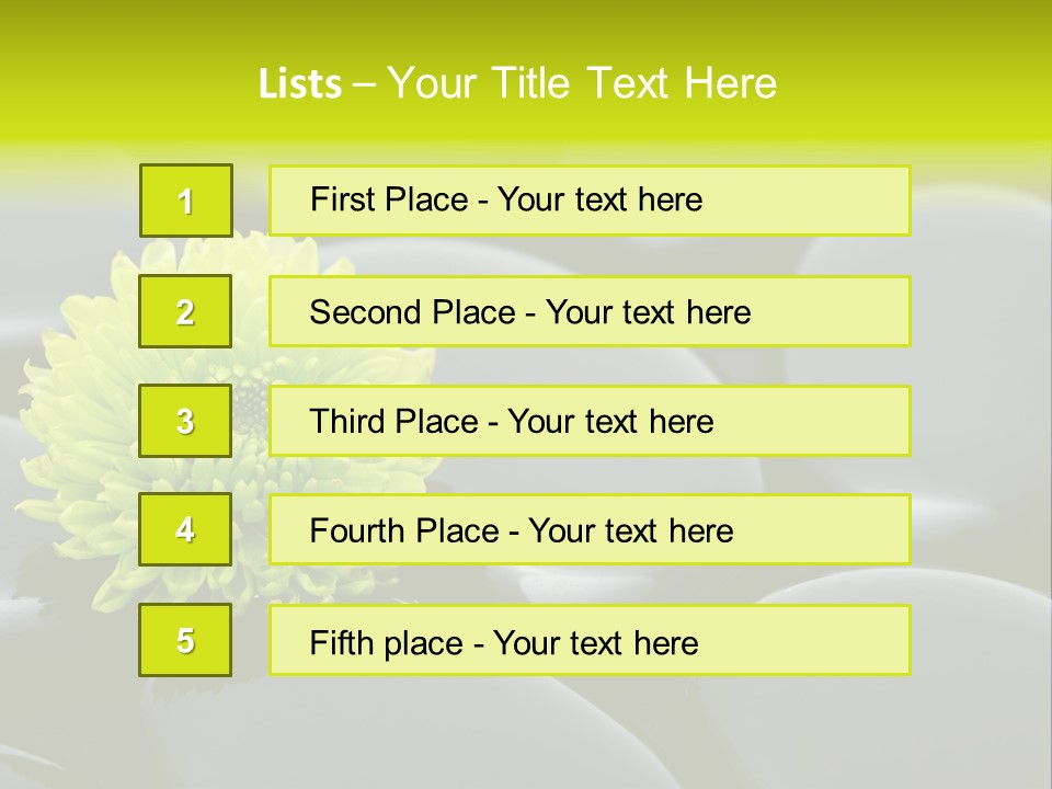 Tranquil Contrast Abstract PowerPoint Template